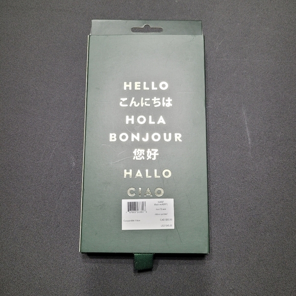 Kate Spade Black And Pink Ribbon Bow iPhone 12 Mini Case - Picture 4 of 5